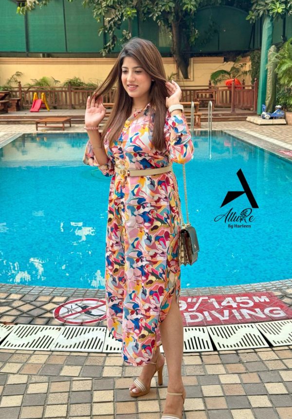Swirl Shirt Dress