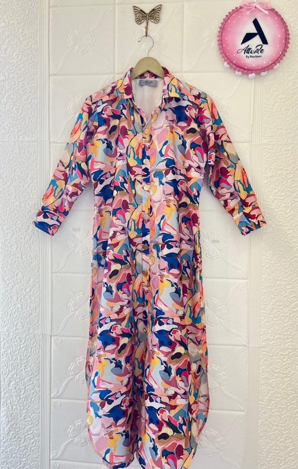 Swirl Shirt Dress