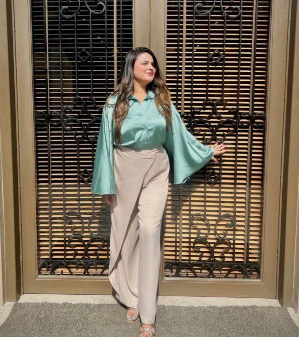 Satin Flared Shirt