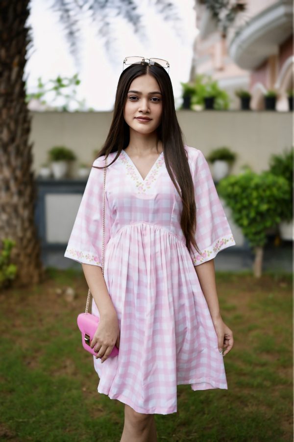 Pink marshmallow dress