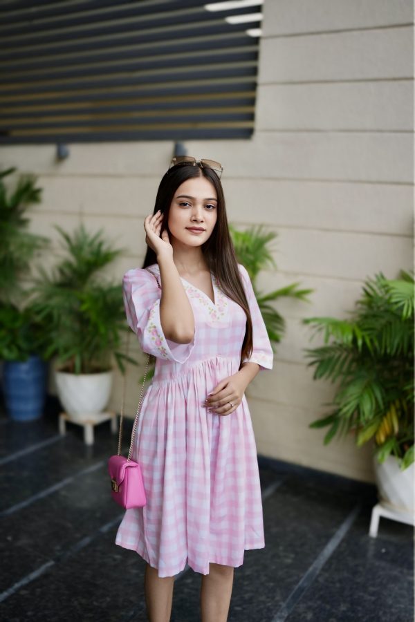 Pink marshmallow dress