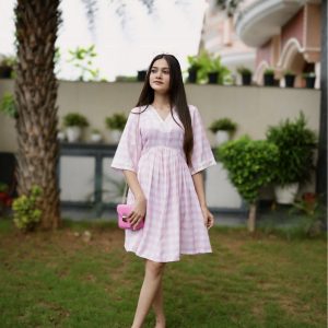 Pink marshmallow dress