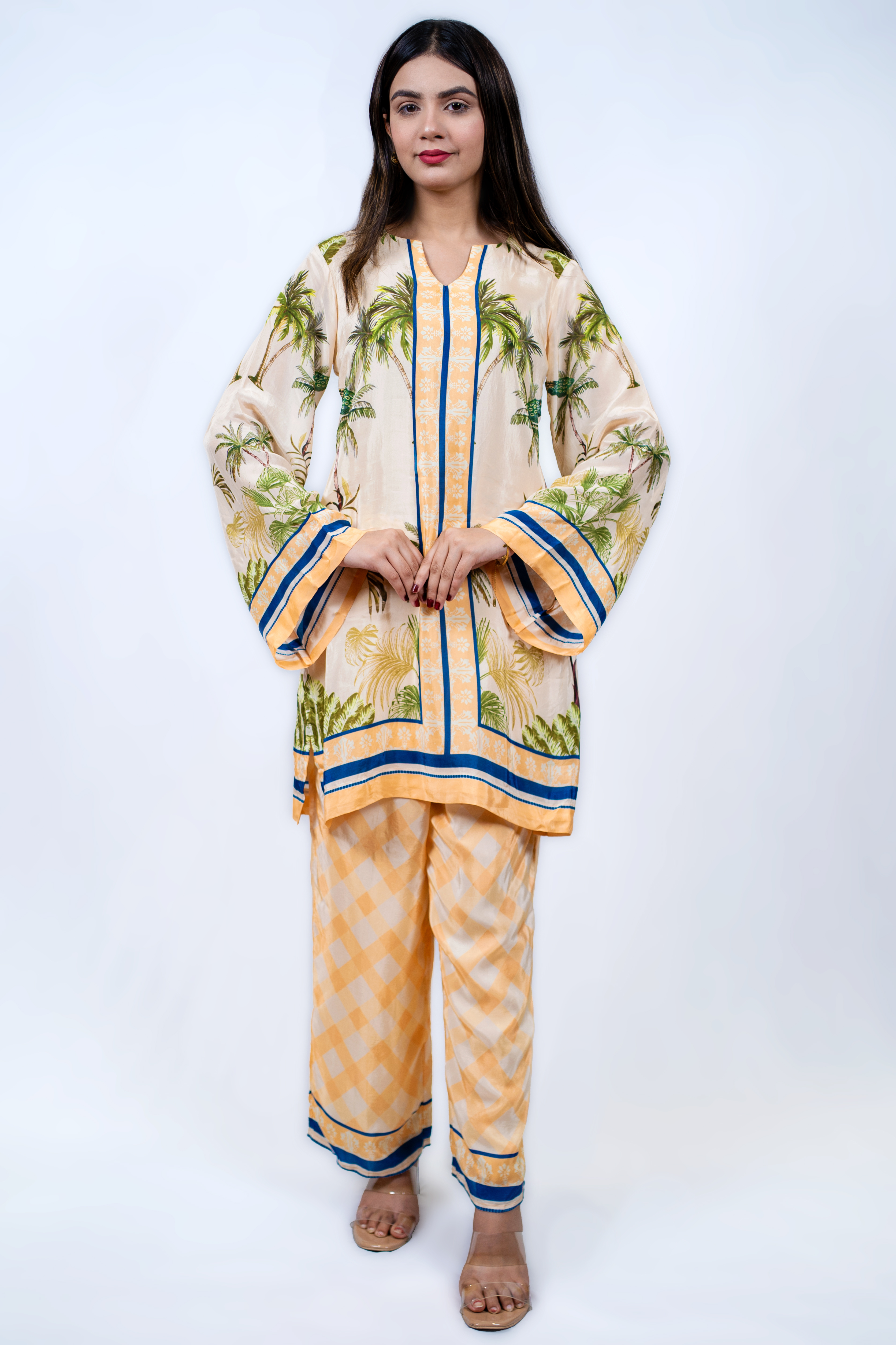 Golden palm set