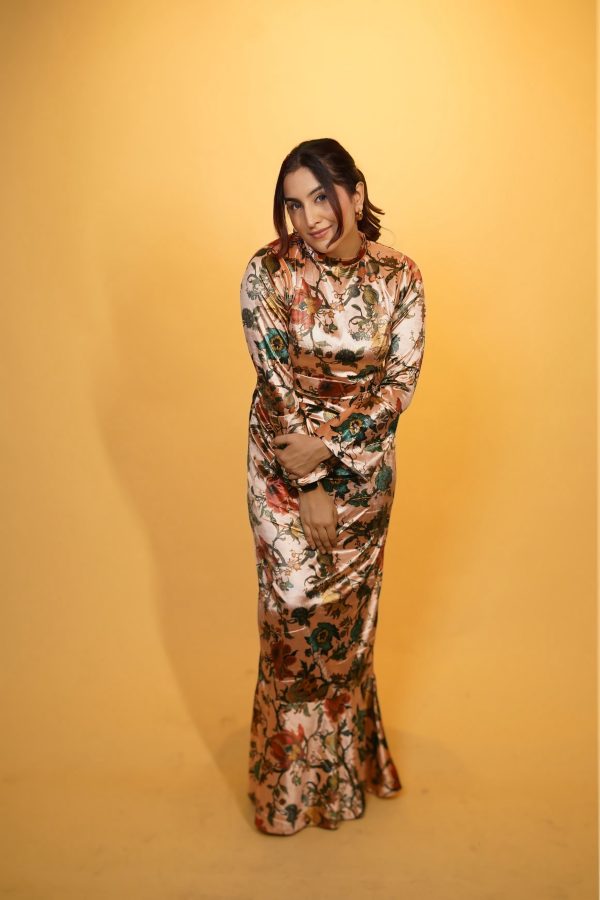 Velvet garden dress