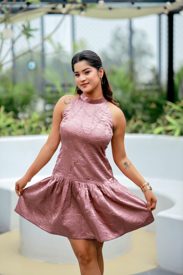 Rosé quartz dress